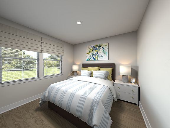 Secondary bedroom in the Watson floorplan at Meritage Homes.