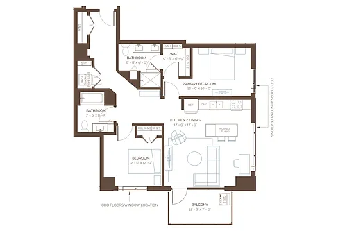 Floor plan Lavender