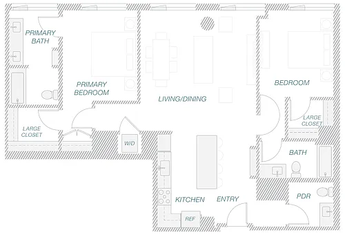 Floor plan 2-5D