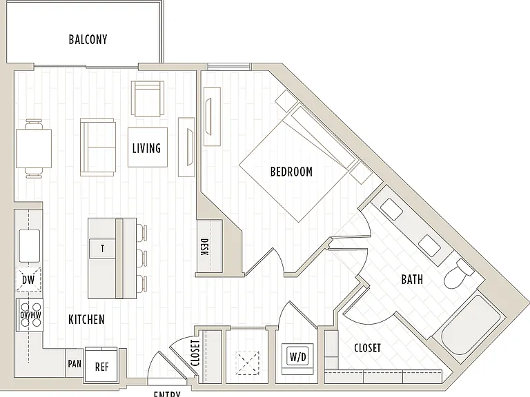 A5 | 1 Bed 1 Bath A5 | 1 Bed 1 Bath