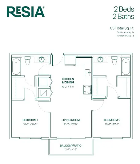 Floor plan B1