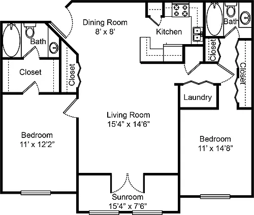 Floor plan B2 - The Espresso
