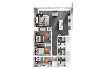 Floor plan Central Station C1