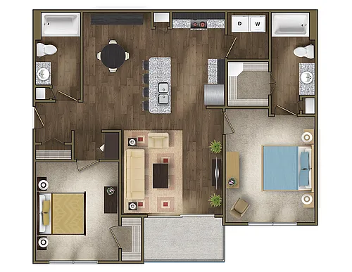 Floor plan B2R