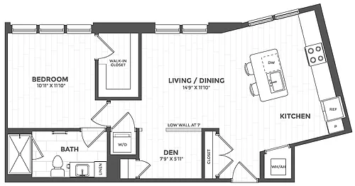 Floor plan A9 Den