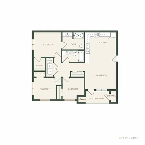 Floor plan White Oak