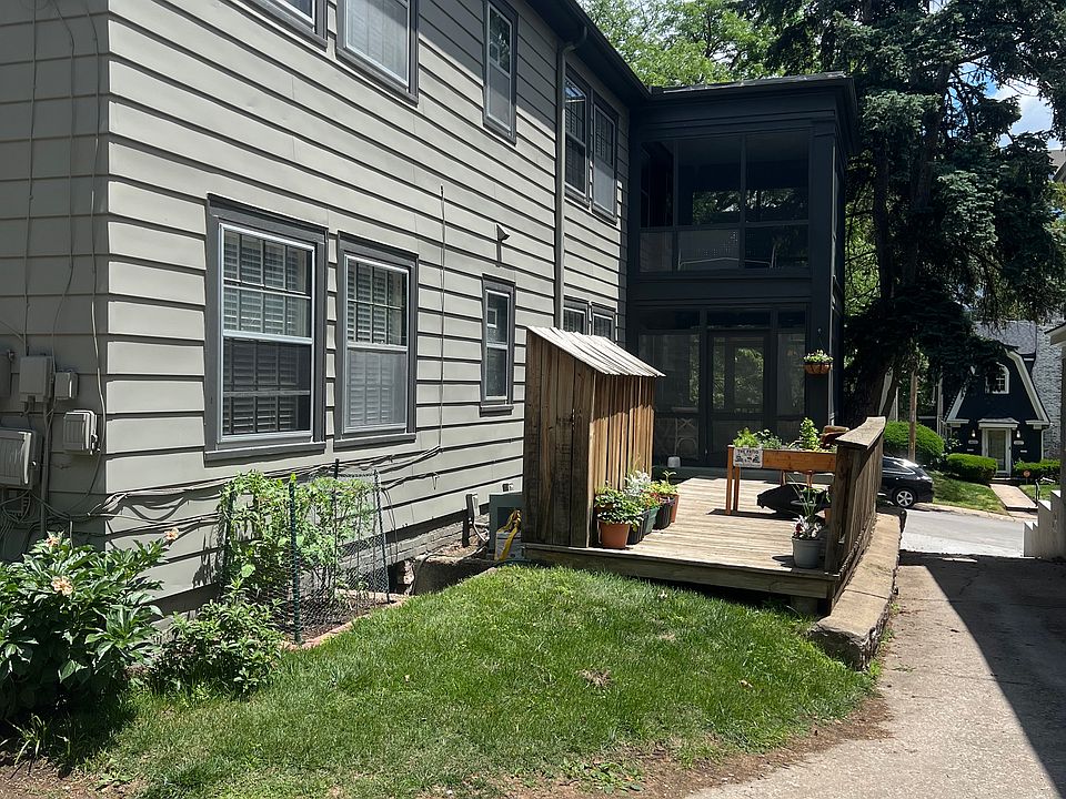 screened porches and deck