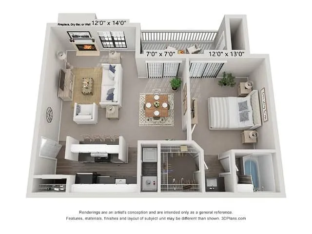 Floor plan Champions B A3 Upgraded