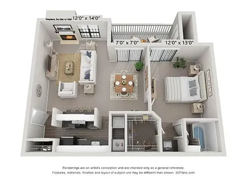Floor plan Champions A A3 Upgraded