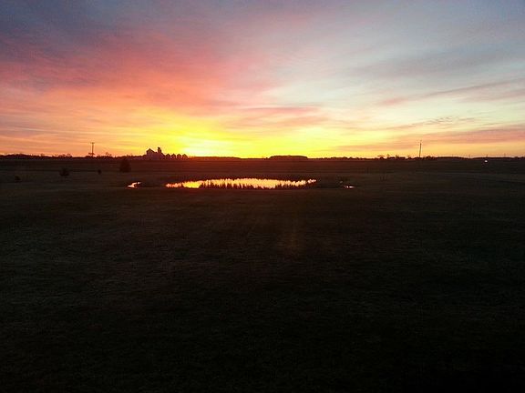 Sunrise view from porch