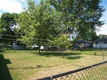 Large fenced in back yard