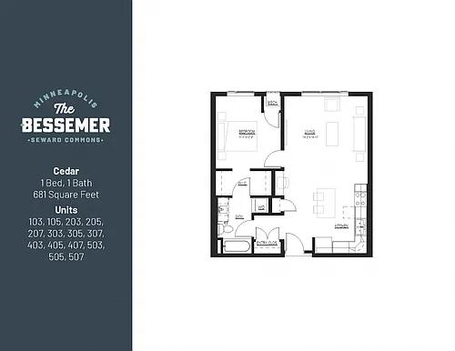 Floor plan Cedar