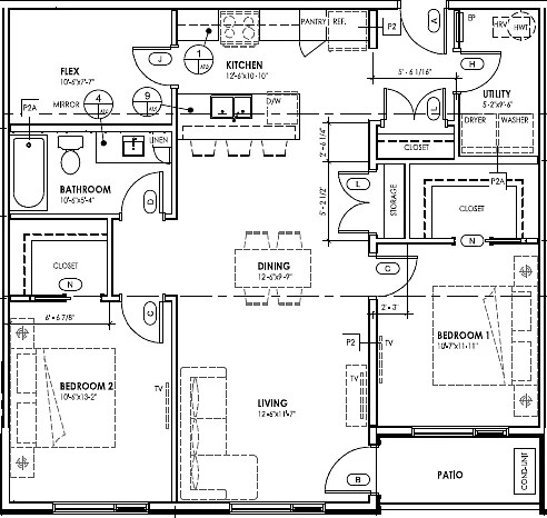 Floor plan A