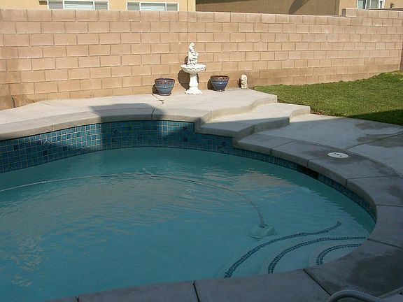 Shallow end of pool