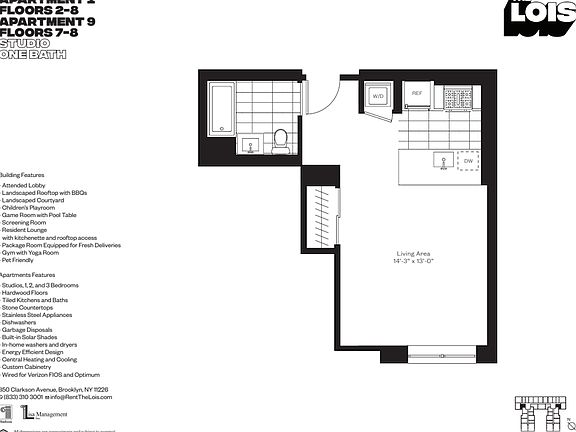 2nd image of 350 Clarkson Ave APT 701