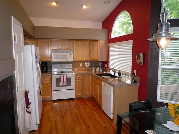 New sink, faucet and granite tile countertops