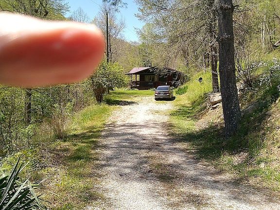 Side of house facing East.