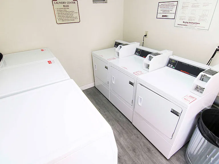Clean and well maintained on-site laundry rooms.