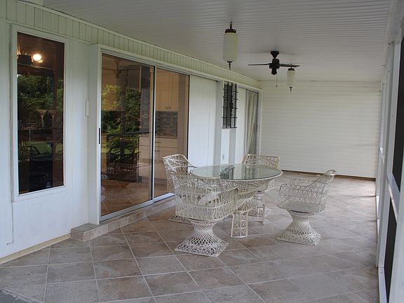 Screened in Florida Room.