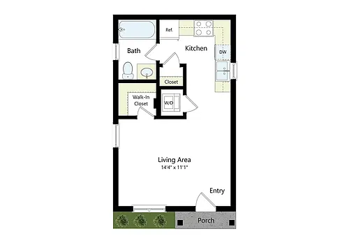 Floor plan Rockwood Front