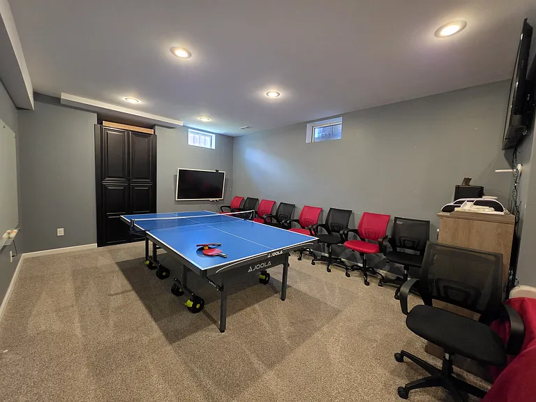 Basement Ping Pong Area