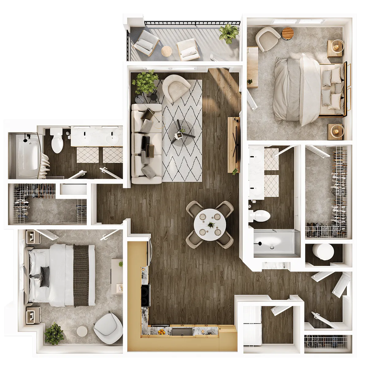 Floor plan B1