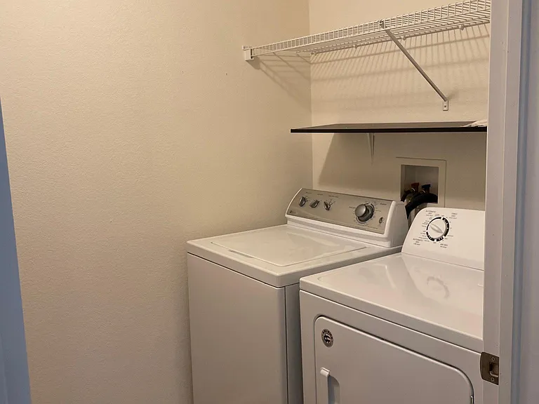 Laundry room.