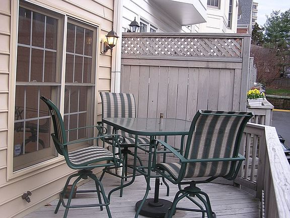 Kitchen opens to deck