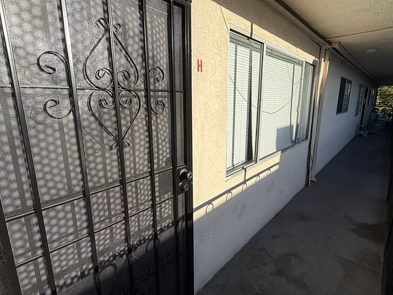 Gated front door
