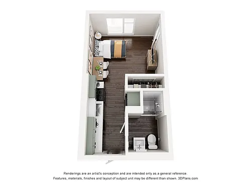 Floor plan Studio