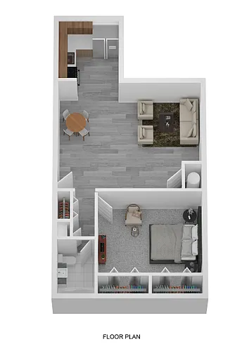 Floor plan 1 Bedroom