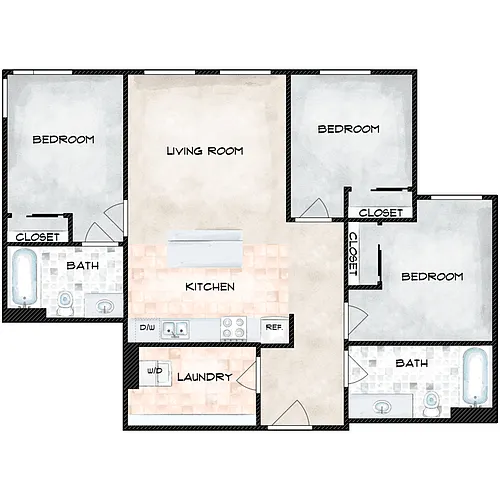 Floor plan D3