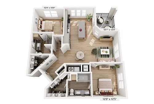 Floor plan B2-60