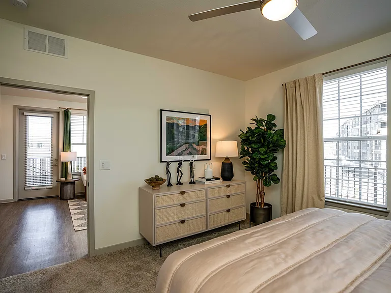 Spacious bedrooms.