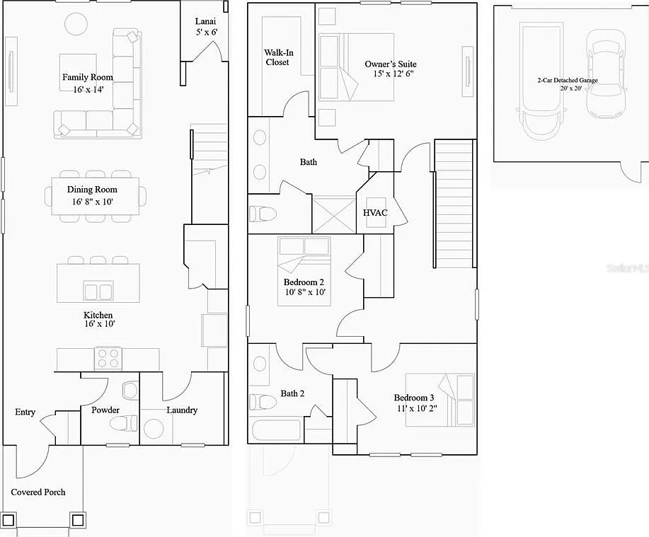 3 bed, 2.5 bath, 1795 sqft, $2,450 — Photo 2