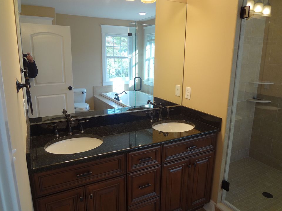 Double Vanity with Granite