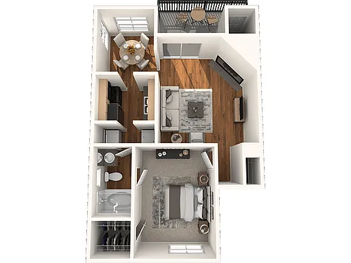 Floor plan River Place