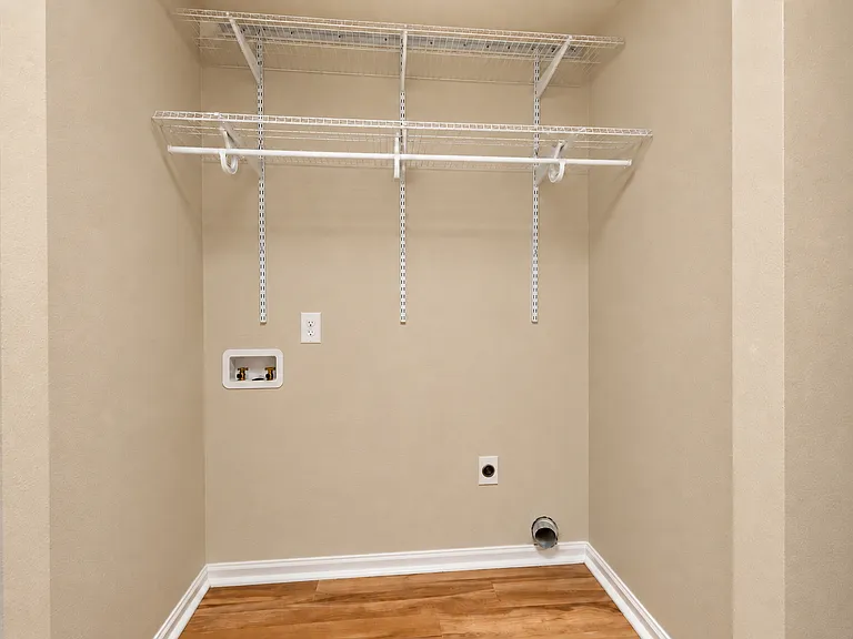 Laundry Area with washer/dryer hookups. If you need a washer or dryer, we are happy to provide.