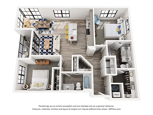 Floor plan Ocean Crest - C2.A