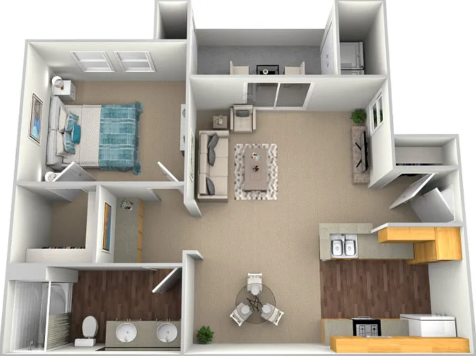 Plan 1 Floorplan Diagram