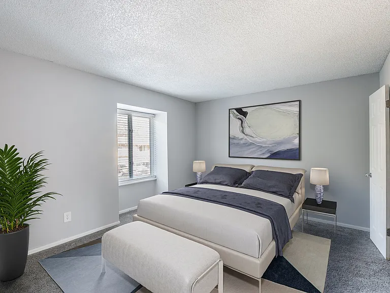 Virtually Staged Bedroom