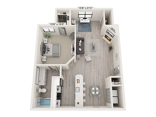 Floor plan A4 Renovated