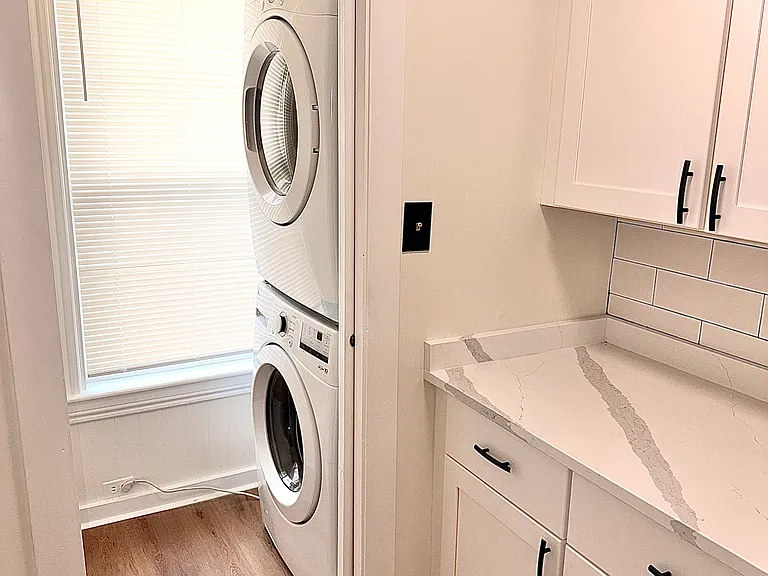 kitchen and laundry