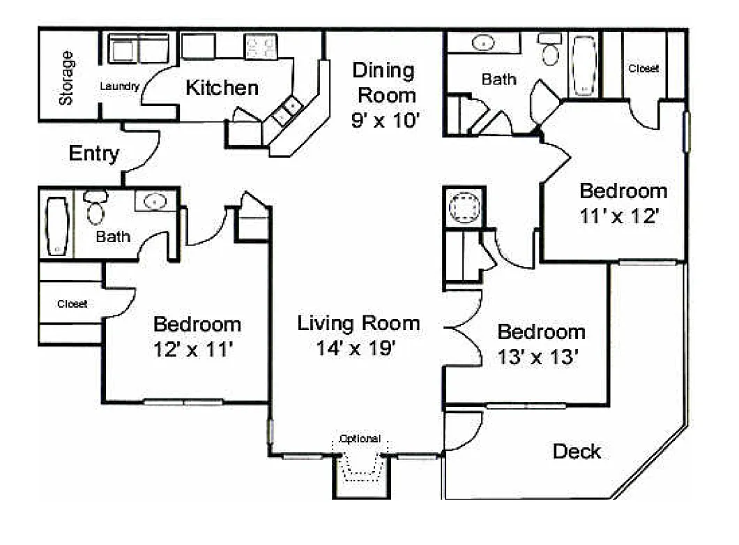 Floor plan St. Andrew Renovated