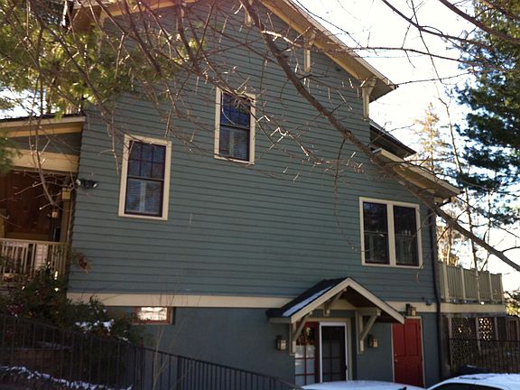 East side around the corner, two-car* driveway facing Oakridge Avenue.