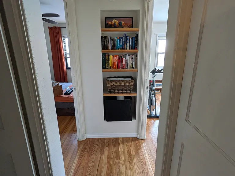 Hallway to extra bedrooms/bathroom