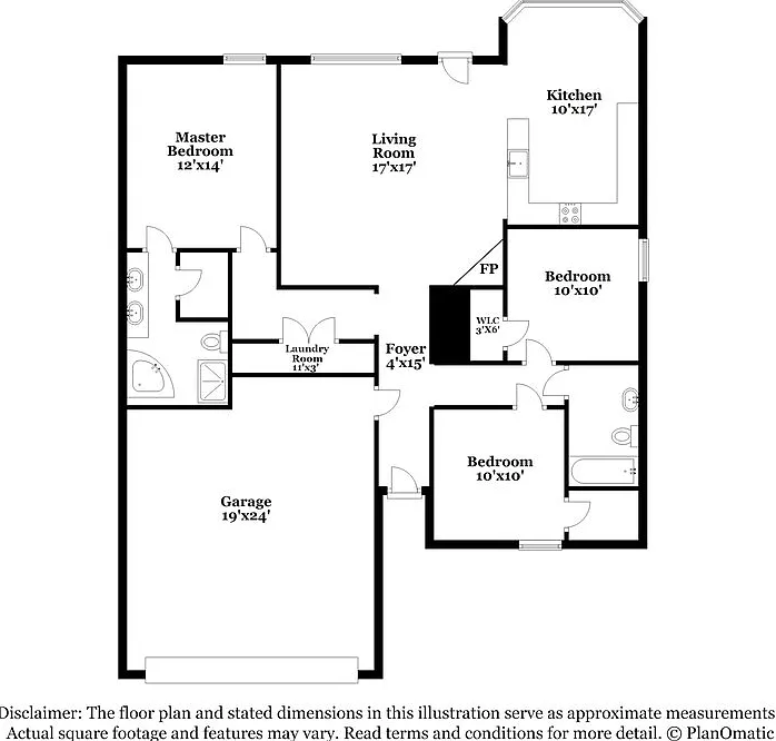 3 bed, 2.0 bath, 1258 sqft, $1,655 — Photo 2