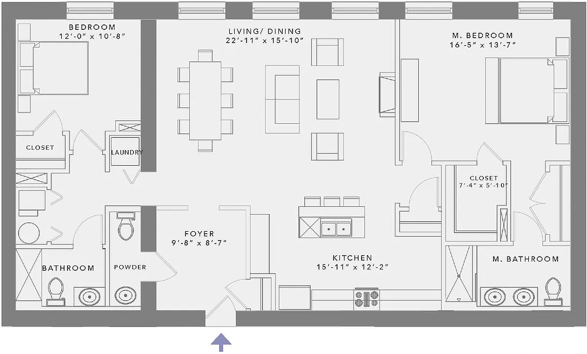 Floor plan 03 Tier - East side 2nd floor