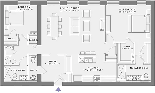 Floor plan 03 Tier - East side 2nd floor