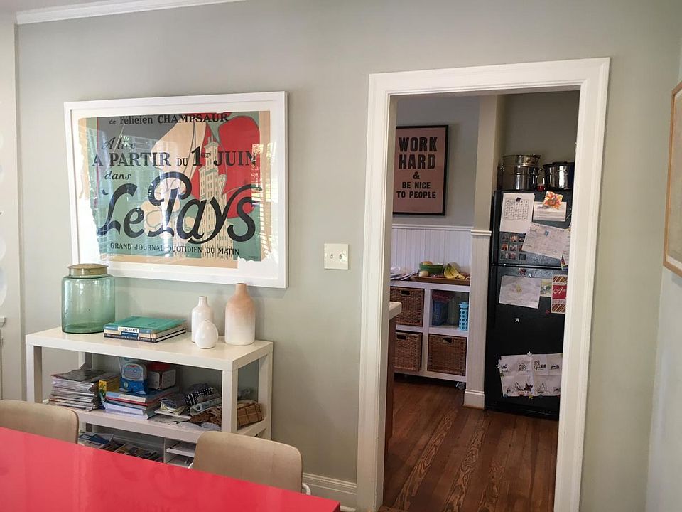 Dining room looking through to kitchen